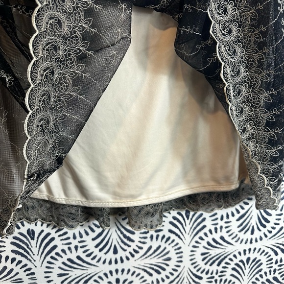 New York & Company Embroidered Lace Overlay Whimsy Skirt - Picture 5 of 11